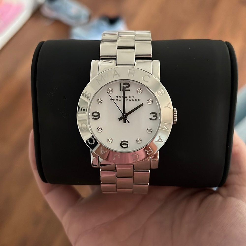 Marc Jacob’s Silver Wrist Watch
